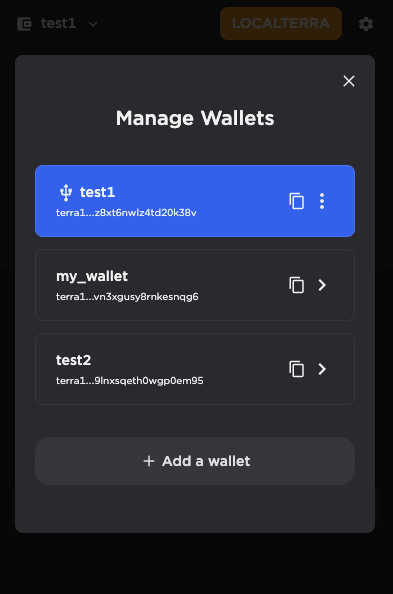 Switch Wallet